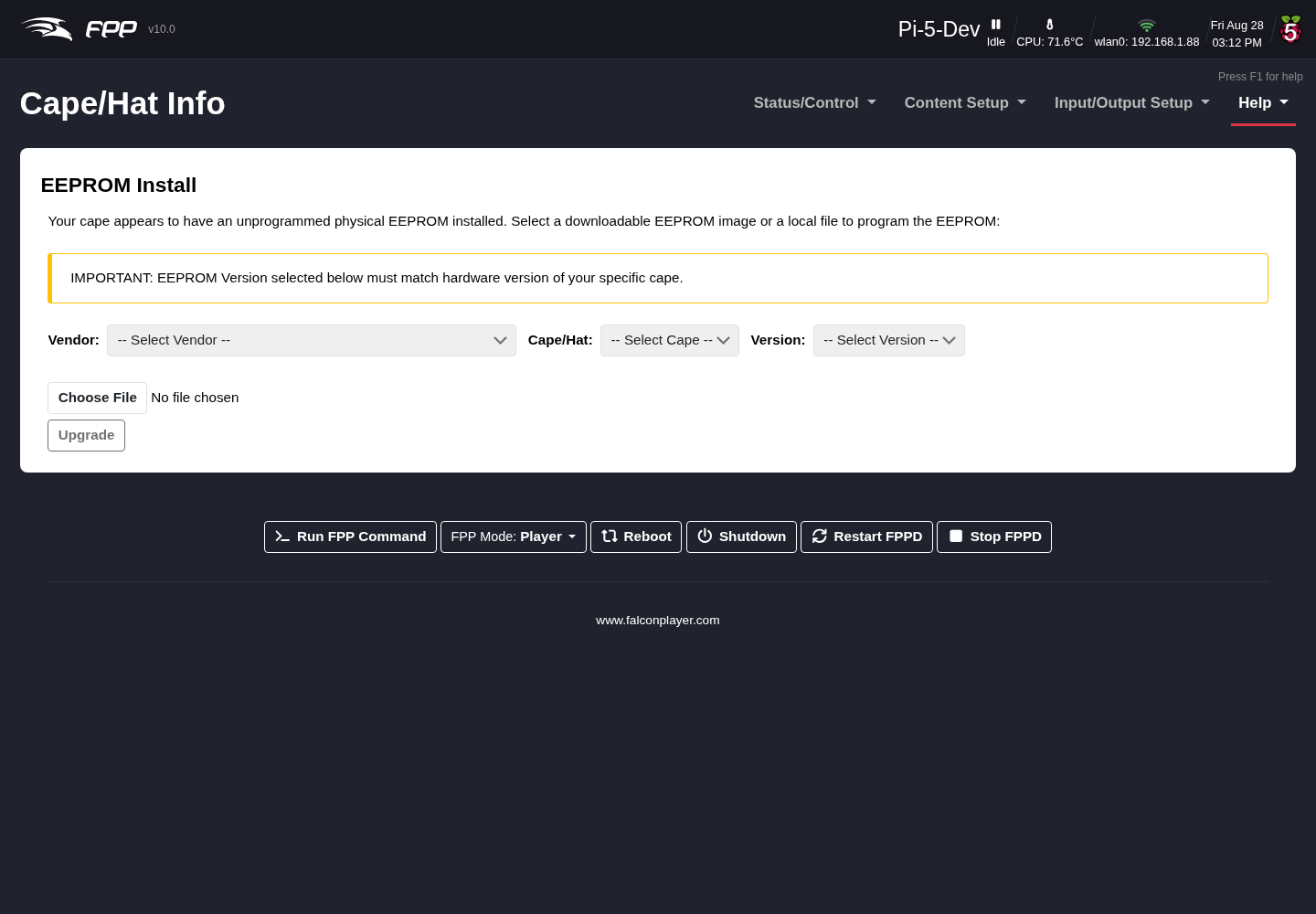 The Cape Info page.