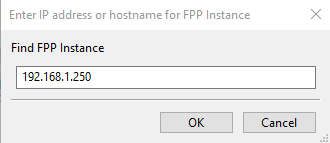The Add FPP Instance dialog.